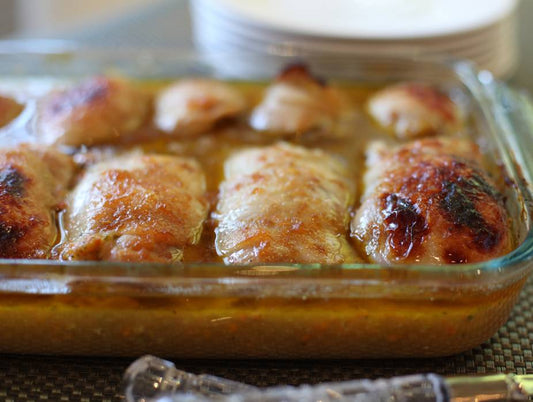 Capons Stuffed with Kishka & Vegetables - (10 PCS)