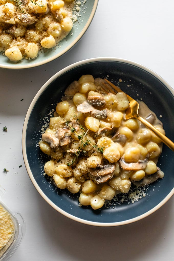Gnocchi with Mushrooms - (9x13)