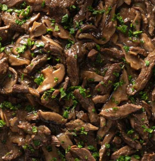 Beef with Mushrooms - (9X13)